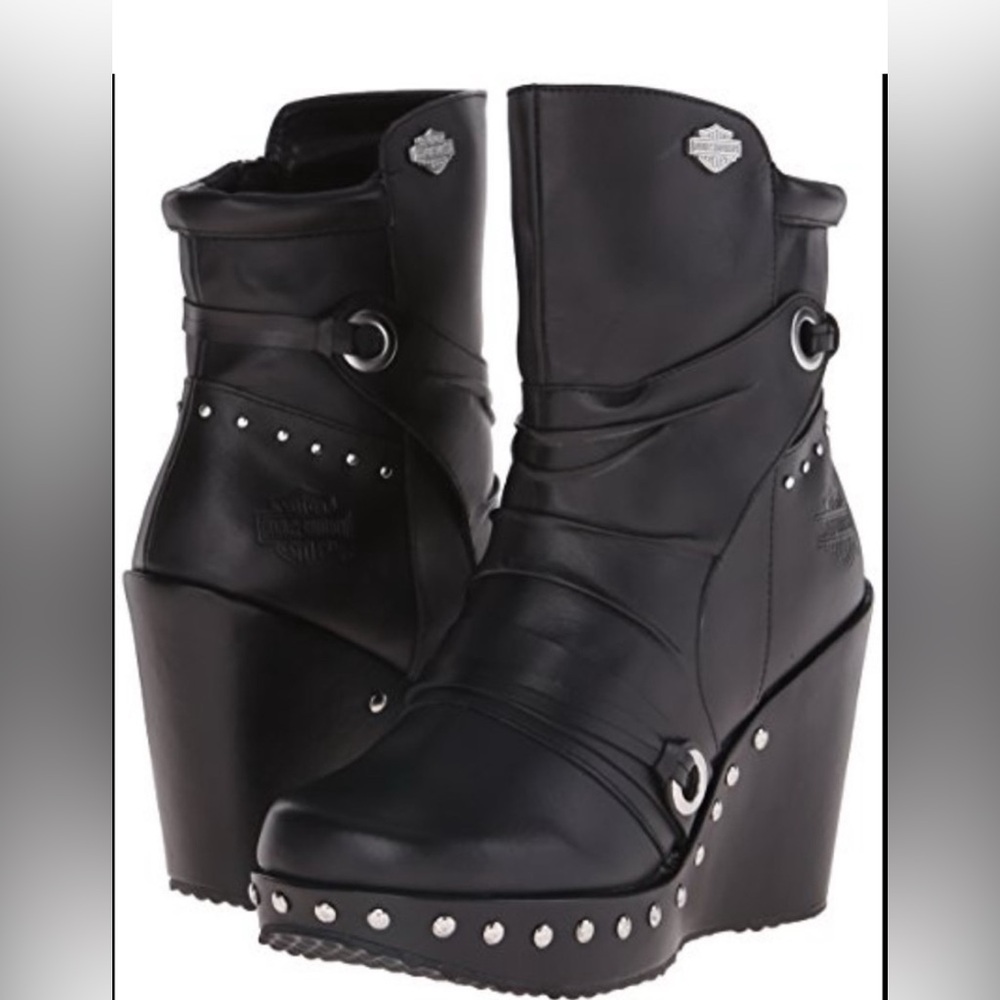 Harley-Davidson Wedge Boots - size 7